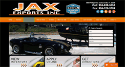 Desktop Screenshot of jaxexports.com